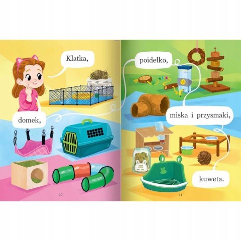 Zaczynam czytać Duże litery zdania do nauki czytania Króliczki Aksjomat