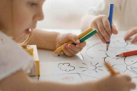 Zestaw Kreatywny dla Najmłodszych Łatwe Kolorowanie Ludattica 21788