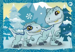 Clementoni 21521 Puzzle 4w1 Jurassic World Park Jurajski Dinozaury 3+