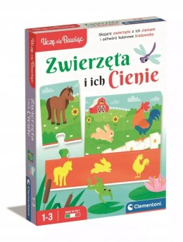 Clementoni 50762 Zwierzęta i ich Cienie Układanka 12m+