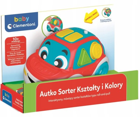 Clementoni 50808 Baby Autko Sorter Kształty i Kolory