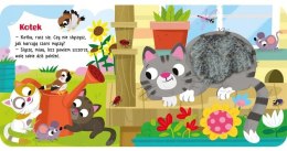 Dotknij i poczuj Zwierzęta na wsi Książeczka Sensoryczna Dotykowa Aksjomat