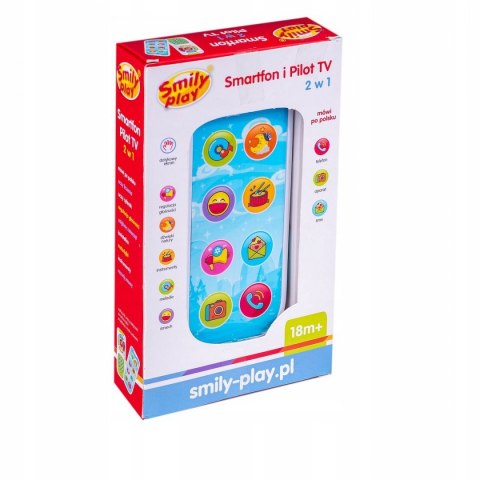 Edukacyjny Smartfon Pilot TV 2w1 18m+ Smily Play