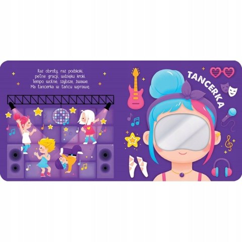 Gdy dorosnę, będę... Książeczka z lusterkiem dla dziewczynki Aksjomat