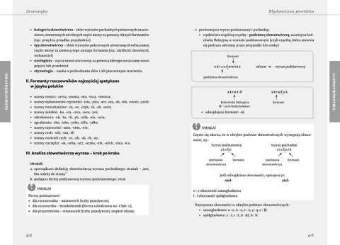 Gramatyka Wiadomości Szkoła Podstawowa Liceum Technikum Greg