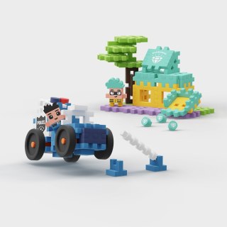 Klocki Mini Wafle Auto Policyjne i Sklep Jubilerski 80 el Marioinex Policja