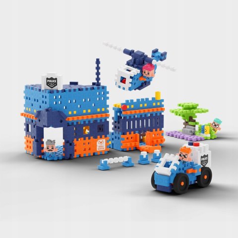 Klocki Mini Wafle City Posterunek Policji 280 elementów Waffle Marioinex 3+