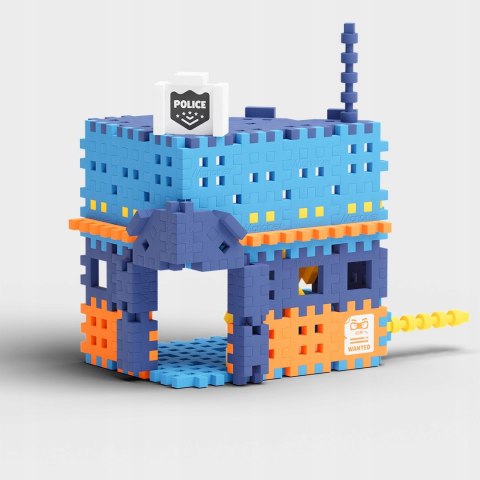 Klocki Mini Wafle City Posterunek Policji 280 elementów Waffle Marioinex 3+