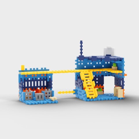 Klocki Mini Wafle City Posterunek Policji 280 elementów Waffle Marioinex 3+