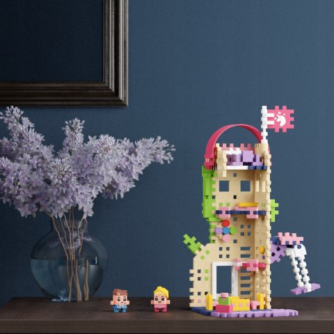 Klocki Mini Wafle Księżniczka Wieża Fantazji + 2 Figurki Marioinex 905791