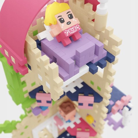 Klocki Mini Wafle Księżniczka Wieża Fantazji + 2 Figurki Marioinex 905791