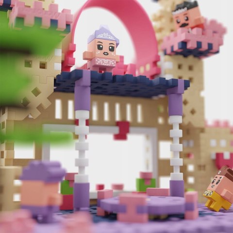 Klocki Mini Wafle Księżniczka Zamek Princess + 4 Figurki Marioinex 905784