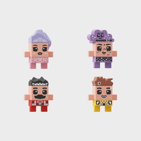Klocki Mini Wafle Księżniczka Zamek Princess + 4 Figurki Marioinex 905784