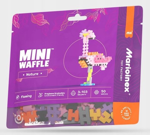 Klocki Mini Wafle Nature Flaming Natura 50 elementów Waffle Marioinex 3+