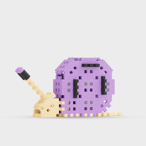 Klocki Mini Wafle Nature Ślimak Natura 50 elementów Waffle Marioinex 3+