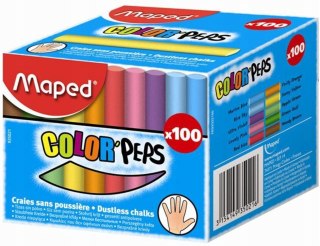 Kreda chodnikowa kolorowa 100 sztuk Maped 935021