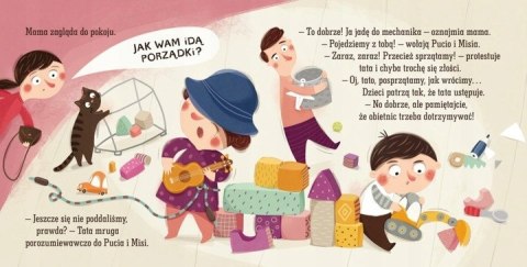 Książeczka Pucio robi porządek Joanna Kłos Nasza Księgarnia