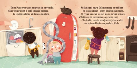 Książeczka Pucio robi porządek Joanna Kłos Nasza Księgarnia