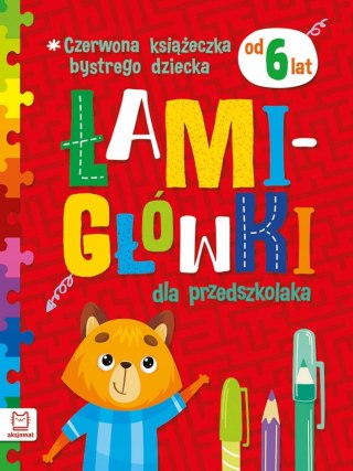 Łamigłówki dla przedszkolaka od 6 lat Czerwona bystrego dziecka Aksjomat