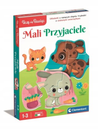 Mali Przyjaciele Clementoni 50761 Układanka Uczę się Bawiąc 1+