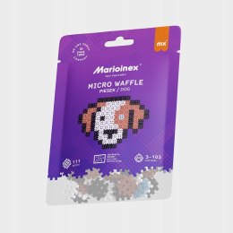 Micro Waffle Mini Wafle Piesek 111 elementów Marioinex