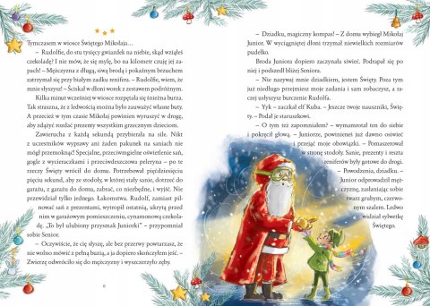 Mikołaj Junior i Zagubiony Prezent Książka Świąteczna Historia Święta