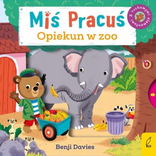 Miś Pracuś Opiekun w Zoo z Ruchomymi elementami