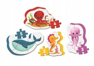 Moje Pierwsze Puzzle 20835 Zwierzęta Morskie Sea Life Clementoni 2+