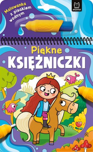 Piękne księżniczki Malowanka z Pisakiem Wodnym Kolorowanka