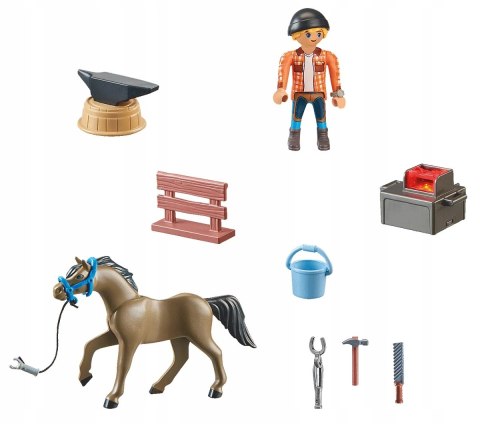 Playmobil Horses of Waterfall 71357 Kowal Ben i Achilles