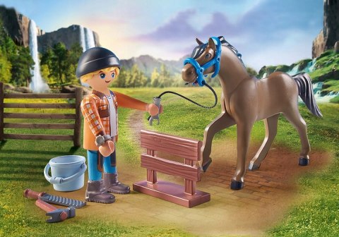 Playmobil Horses of Waterfall 71357 Kowal Ben i Achilles