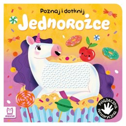 Poznaj i dotknij Jednorożce Książeczka sensoryczna Dotykowa Aksjomat