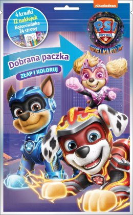 Psi Patrol Wielki Film Dobrana paczka Złap i Koloruj Kredki Kolorowanka