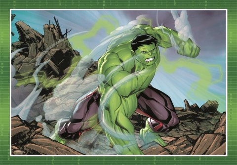 Puzzle 21525 4w1 Avengers Marvel Clementoni Super Kolor 3+