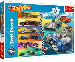 Puzzle 24 elementów Maxi Szybkie Hot Wheels 14362 Trefl 3+