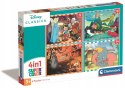 Puzzle 4w1 Disney Classic 21523 Clementoni 72 elementów Super Kolor 3+