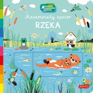 Rzeka Niesamowity spacer Akademia Mądrego Dziecka Książeczka ruchoma