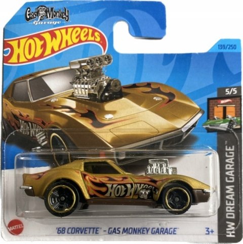 Samochodzik Hot Wheels HKH23 '68 Corvette Gas Monkey