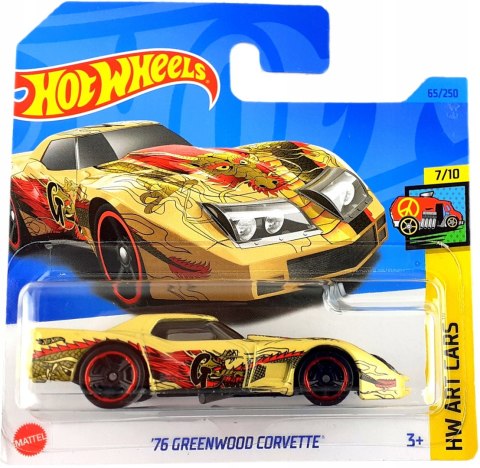 Samochodzik Hot Wheels HKH52 '76 Greenwood Corvette