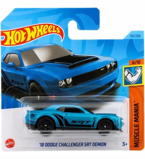 Samochodzik Hot Wheels HKJ54 '18 Dodge Challenger SRT Demon