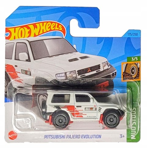 Samochodzik Hot Wheels HKK36 Mitsubishi Pajero Evolution Mud Studs 2023