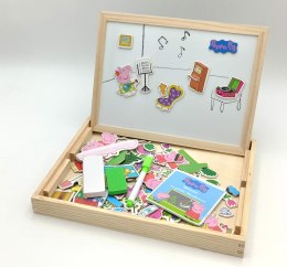 Tablica Magnetyczna Świnka Peppa drewniana Magnesy