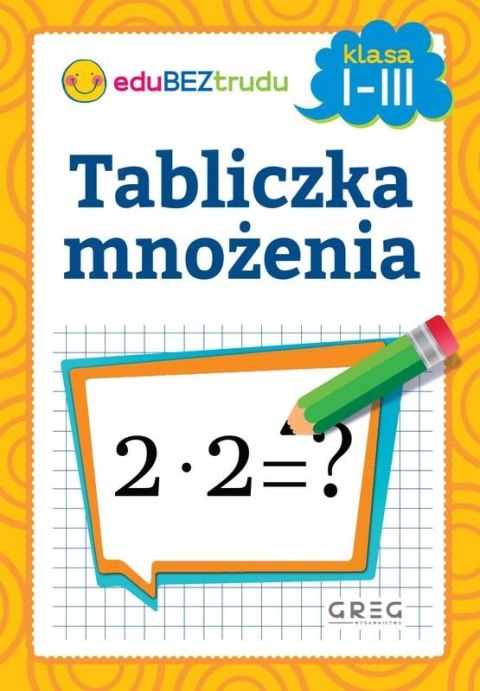 Tabliczka mnożenia Klasy 1-3 Nauka Liczenia Greg