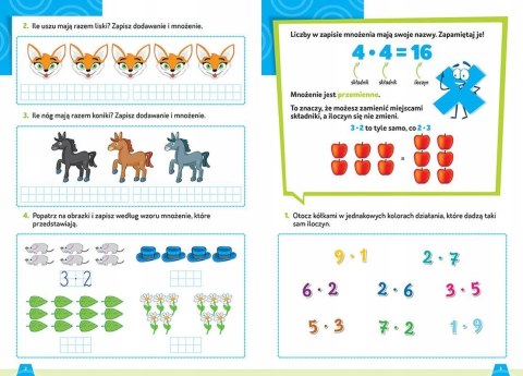Tabliczka mnożenia Klasy 1-3 Nauka Liczenia Greg