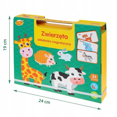 Układanka Magnetyczna Zwierzęta Zwierzątka Smily Play