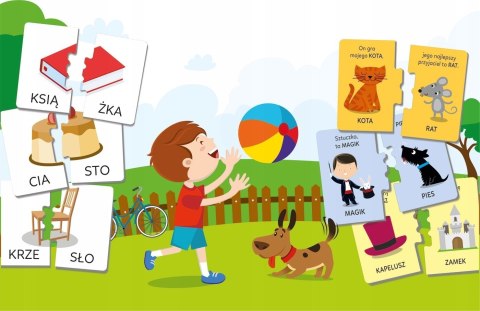 Zabawa w Czytanie Nauka Czytania 50084 Clementoni 5+