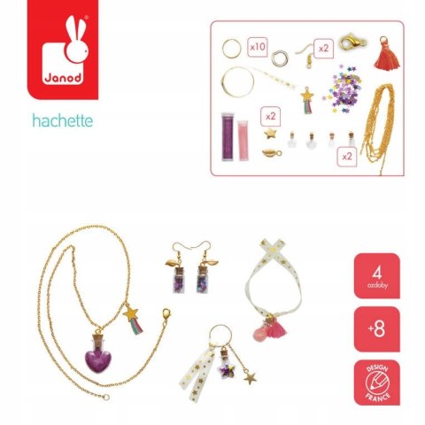 Zestaw kreatywny do tworzenia biżuterii Eliksiry wróżek 8+ Janod