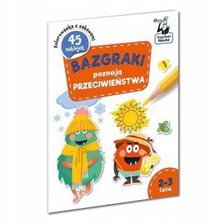 Bazgraki Poznają Przeciwieństwa z Naklejkami