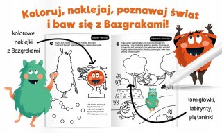 Bazgraki Poznają Przeciwieństwa z Naklejkami