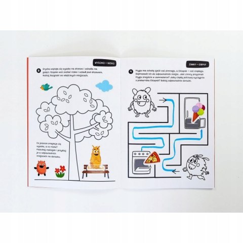 Bazgraki Poznają Przeciwieństwa z Naklejkami